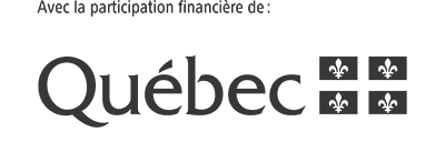 avec la participation financière de Québec